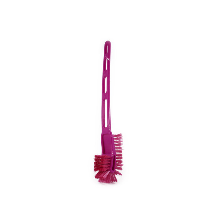 worldvery Double Sided Plastic Toilet Cleaning Bathroom Brush