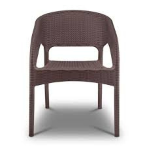 Jolly Chair Rattan Breeze With Arm 2030 Brown
